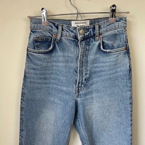 Reformation liza ultra high‎ rise straight aden - Picture 6 of 11